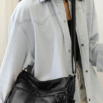 Bolso Bandolera Vintage Negro 5