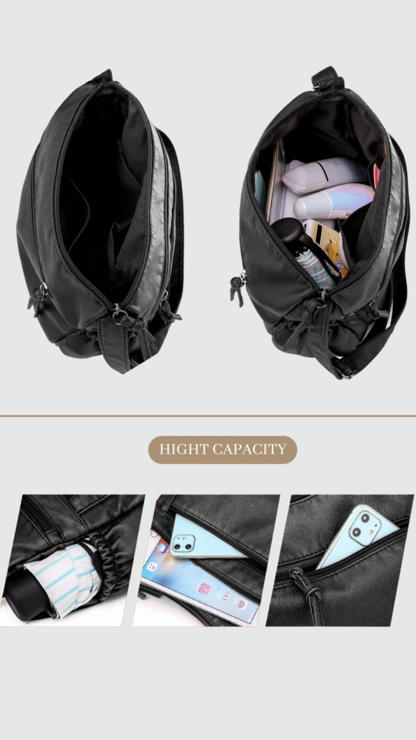 Bolso Bandolera Vintage Negro 3