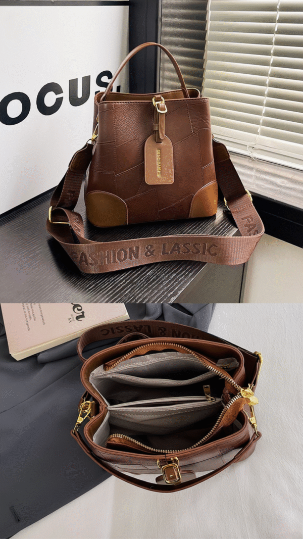 Cartera Casual Tote de Cuero 3