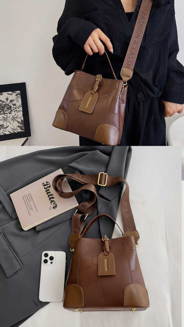 Cartera Casual Tote de Cuero 5