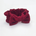 Diadema Vincha Animada Lazo Burdeos