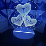 Lampara Corazon 3D Modelo 1
