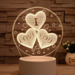 Lampara Corazon 3D Modelo 2