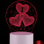 Lampara Corazon 3D Modelo 3